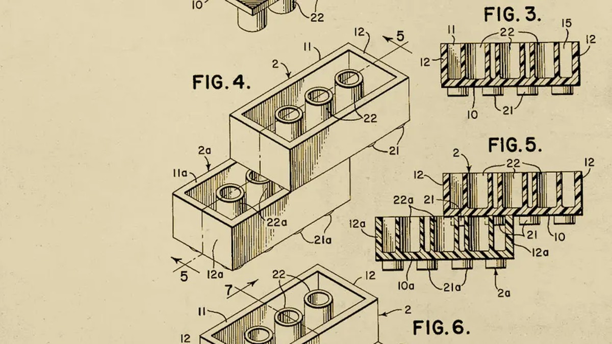 The first LEGO brick patent was filed 65 years ago today