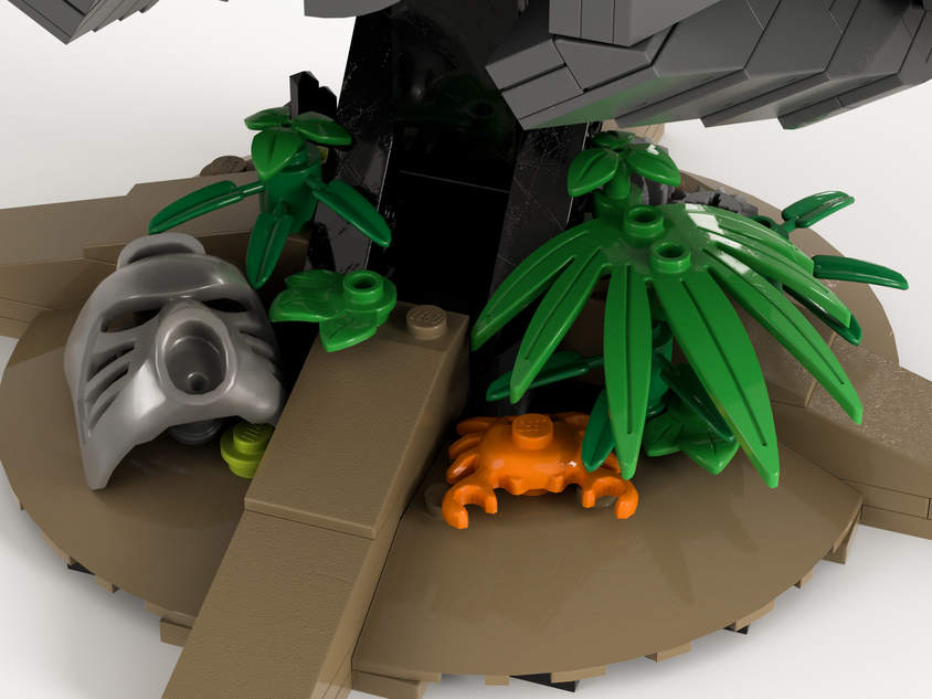 LEGO Ideas BIONICLE Toa Head Statue 3