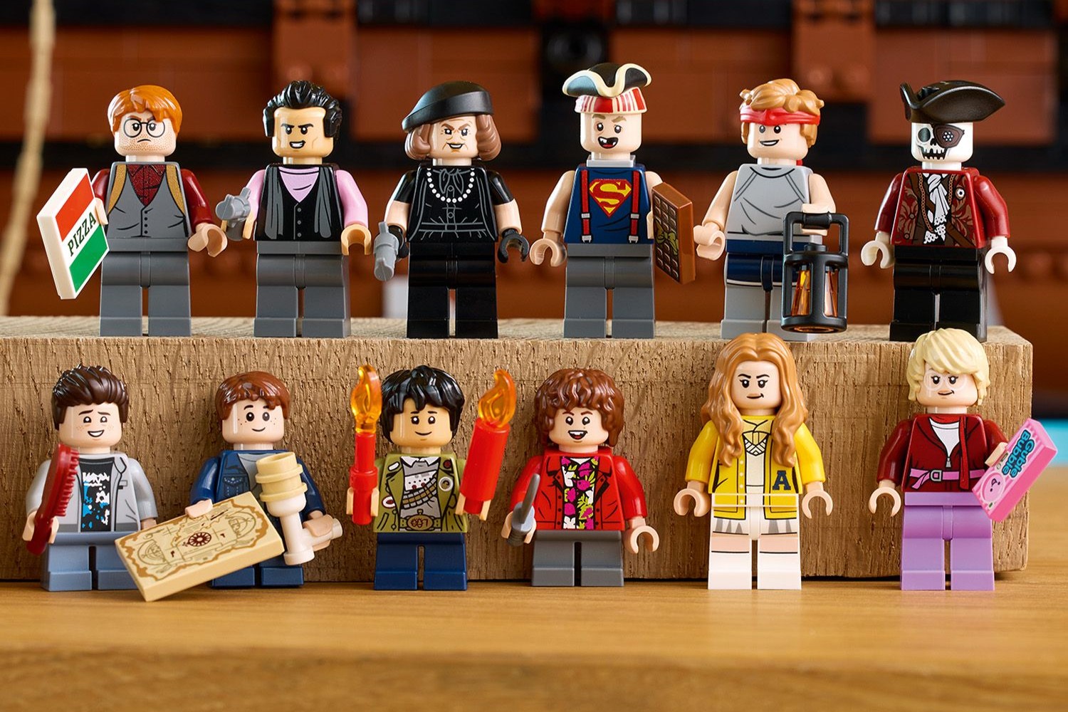 The Goonies actor reacts to his first LEGO minifigure