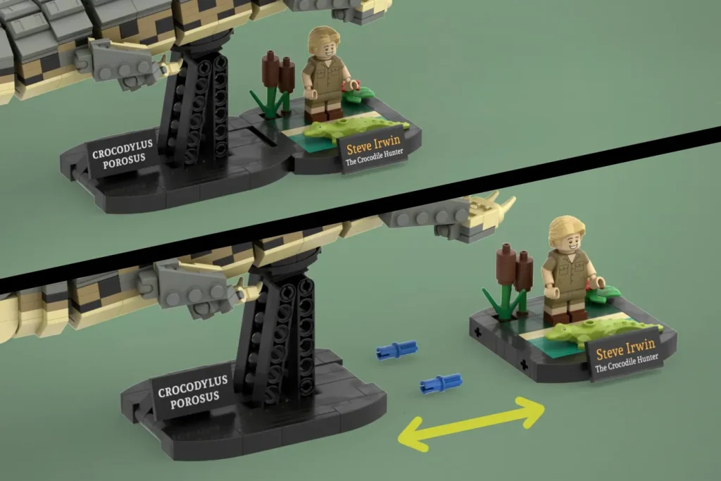 LEGO Ideas steve irwin crocodile 2 1024x683