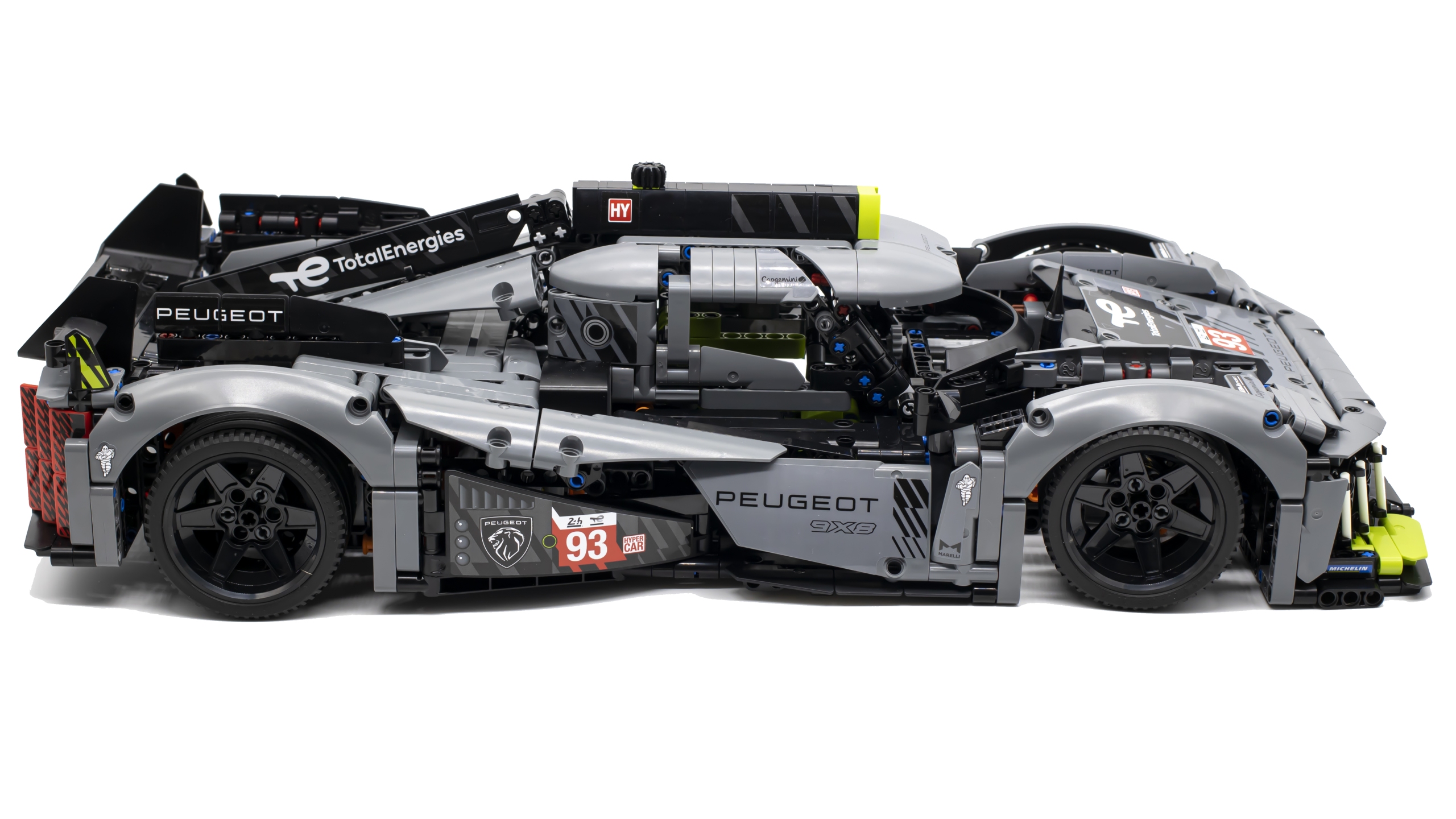 LEGO Technic 42156 PEUGEOT 9X8 24H Le Mans Hybrid Hypercar 4 scaled