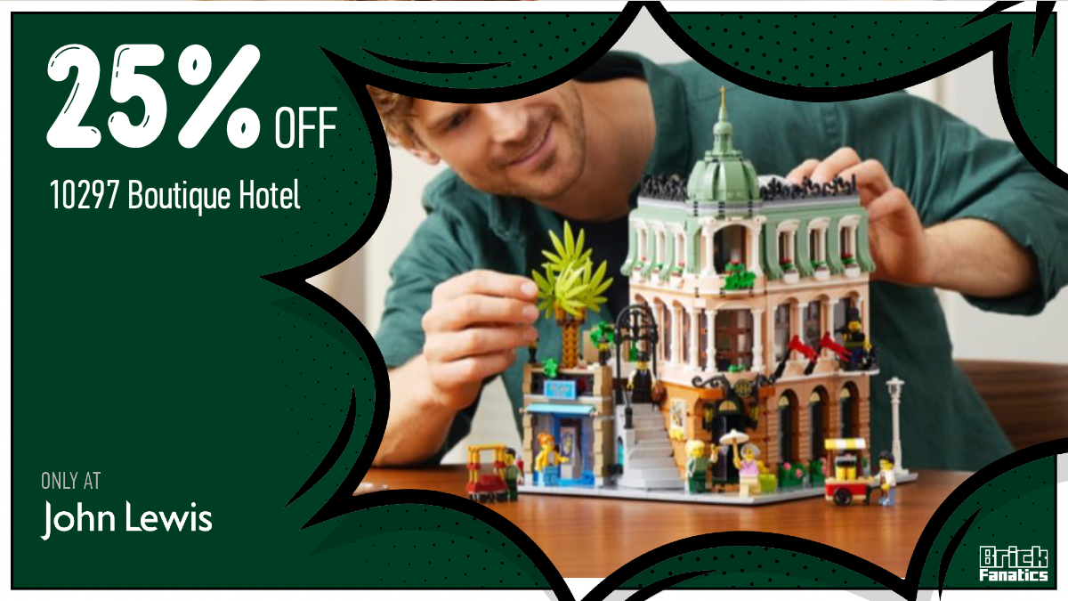 Huge saving on 10297 Boutique Hotel in John Lewis Black Friday LEGO sale