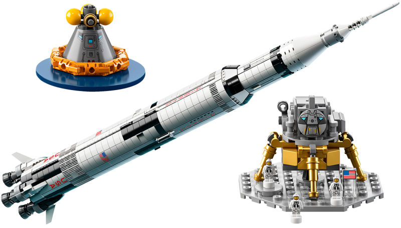 Chance to win LEGO Ideas 21309 NASA Apollo Saturn V with Guinness World Records
