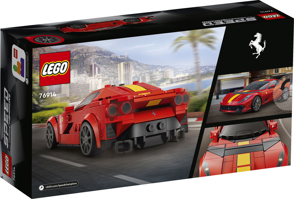 LEGO Speed Champions 76914 Ferrari 812 Competizione box back