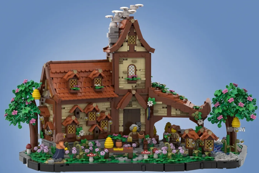 LEGO Ideas medieval bee farm 1 1024x685