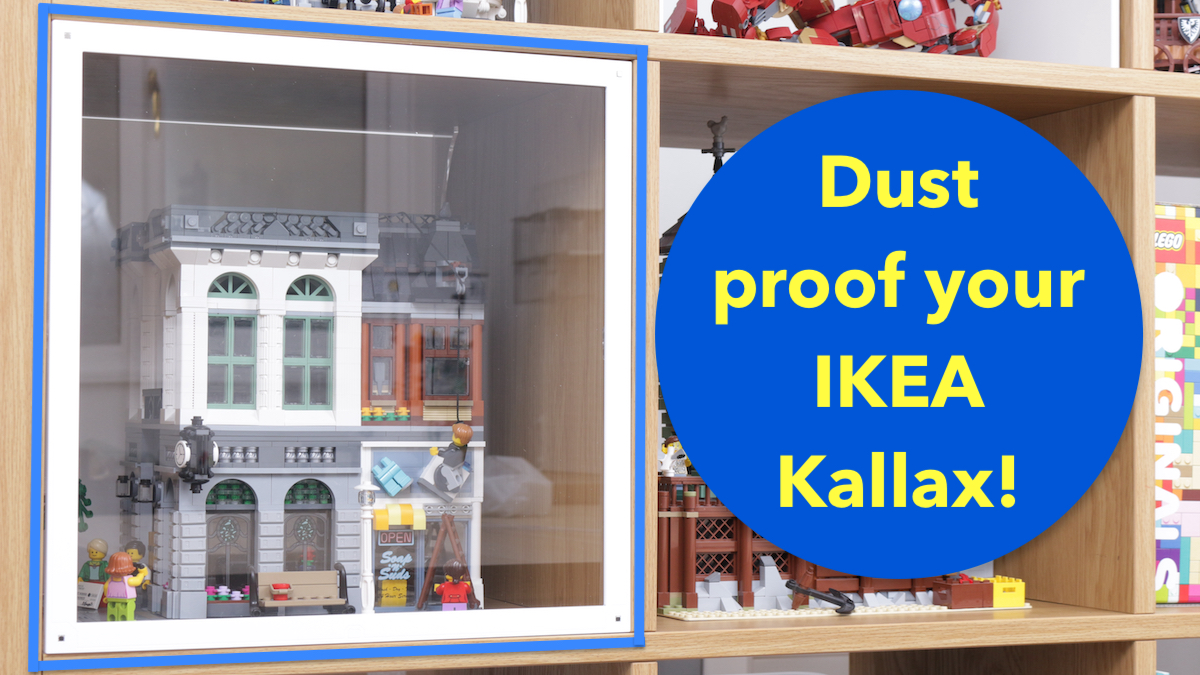 How to dust-proof your LEGO IKEA Kallax display