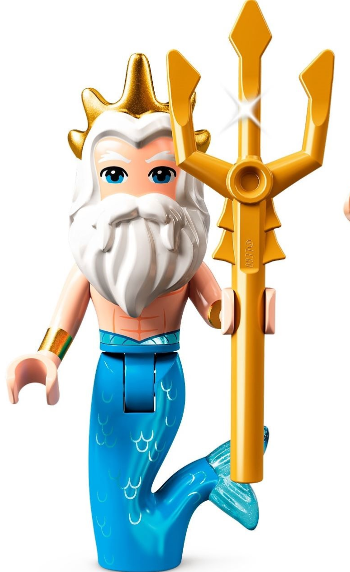 LEGO Disney the little mermaid king triton mini doll