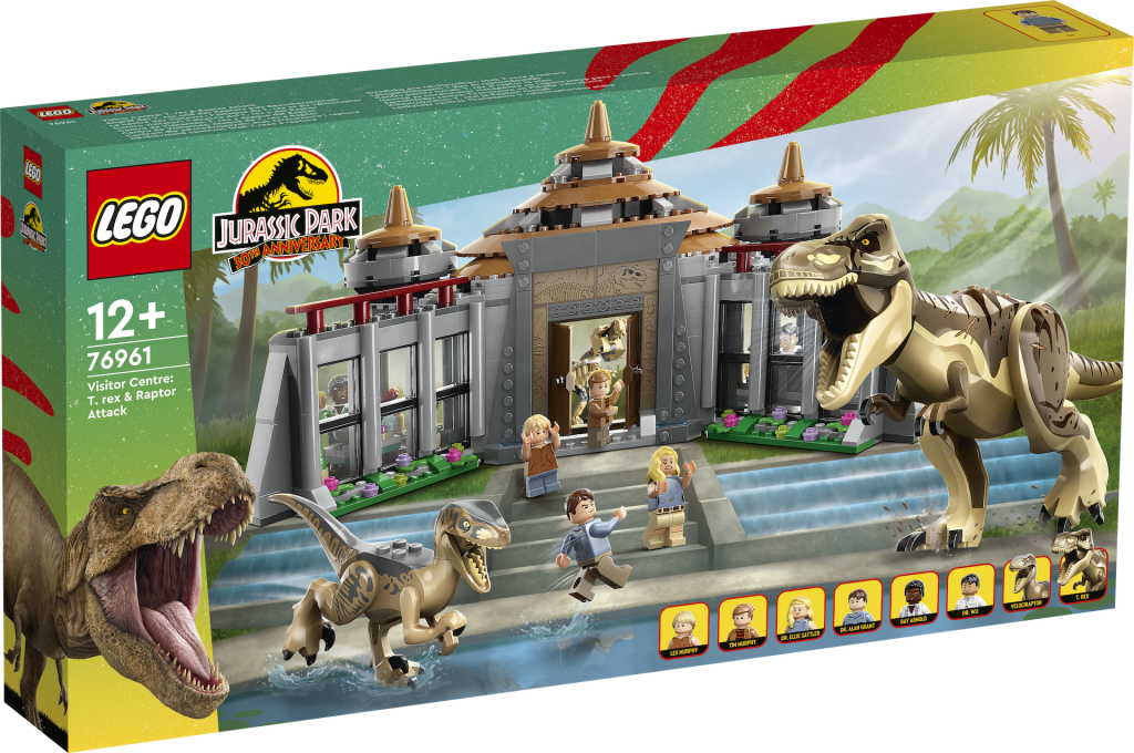 LEGO Jurassic Park 75961 Visitor Center T. rex Raptor Attack 1 1024x680