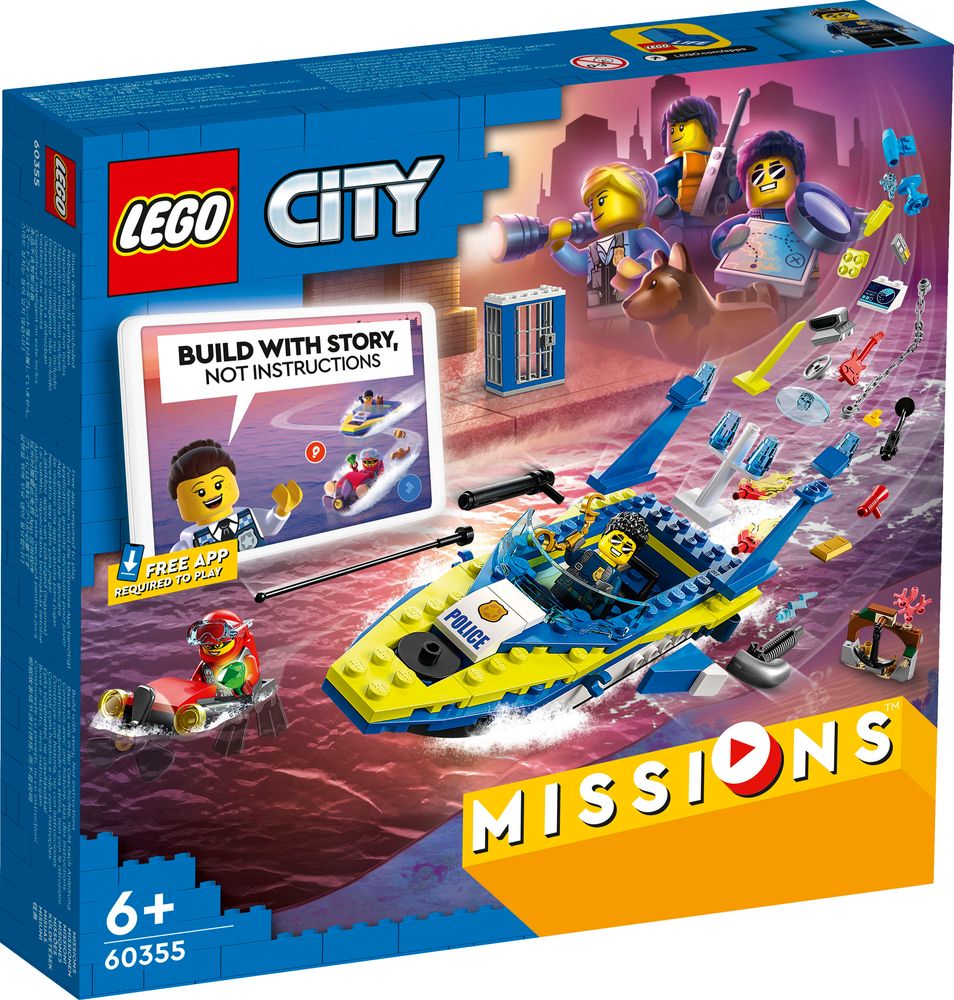 60355 WATER POLICE DETECTIVE MISSIONS box