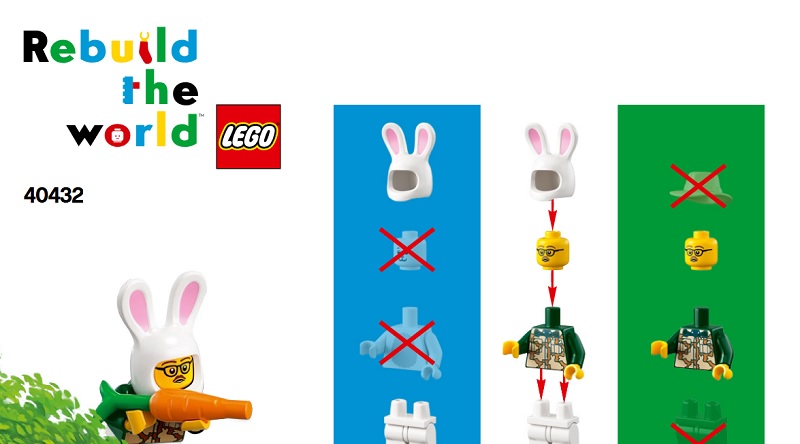 LEGO Rebuild the World 40432 Minifigure revealed