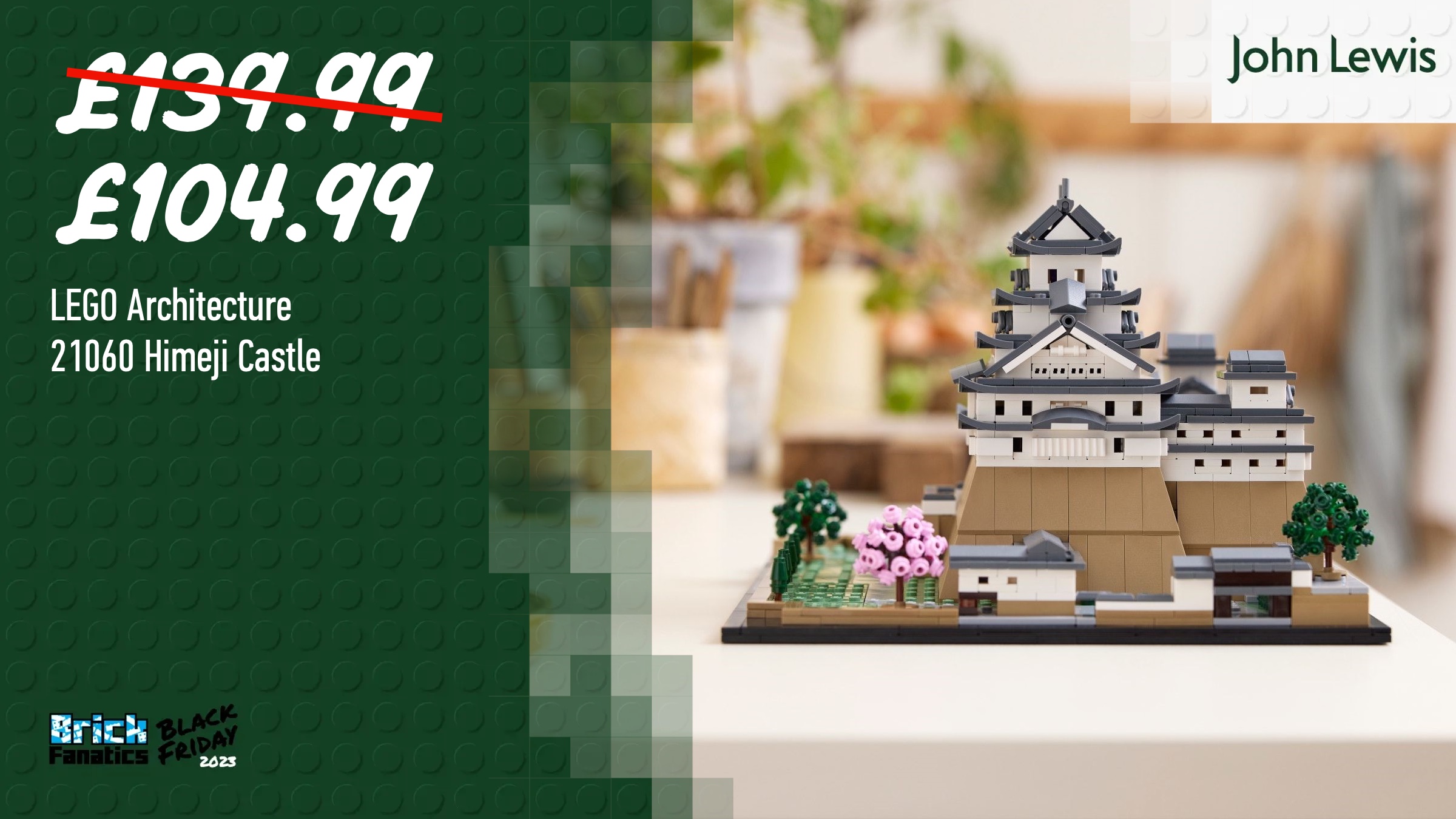 Journey to Japan for less with LEGO Black Friday deal on 21060 Himeji Castle