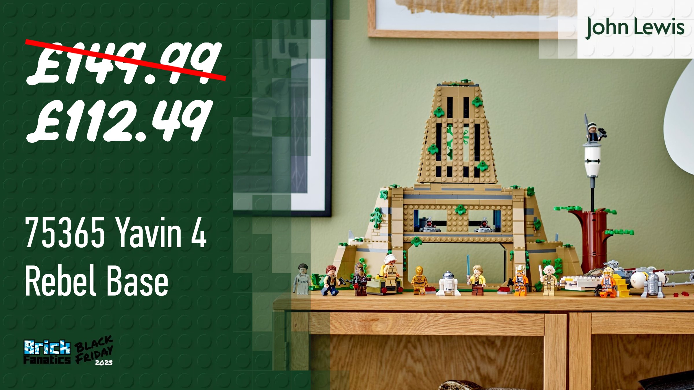 LEGO Star Wars Yavin 4 Rebel Base available at lowest price ever