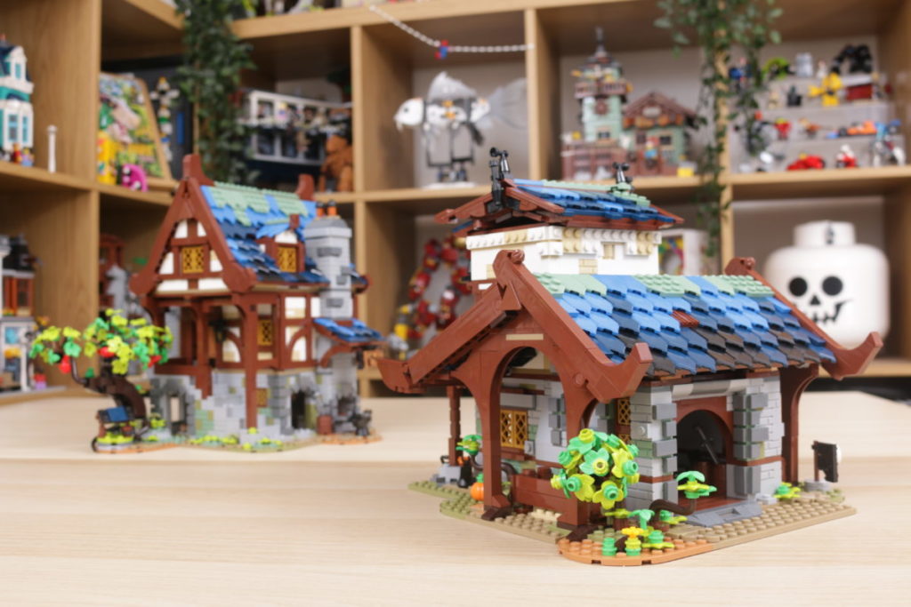 Rebuilding LEGO Ideas 21318 Medieval Blacksmith with Rebrickable 41 1024x683