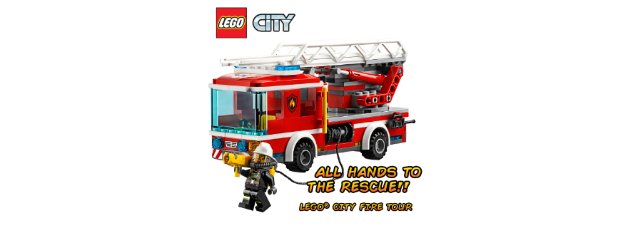 The LEGO® City Fire ‘All Hands to the Rescue!’ Tour is coming to Manchester and Birmingham!