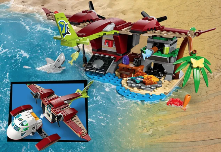 LEGO City 60693 Survivor Island Seaplane 2