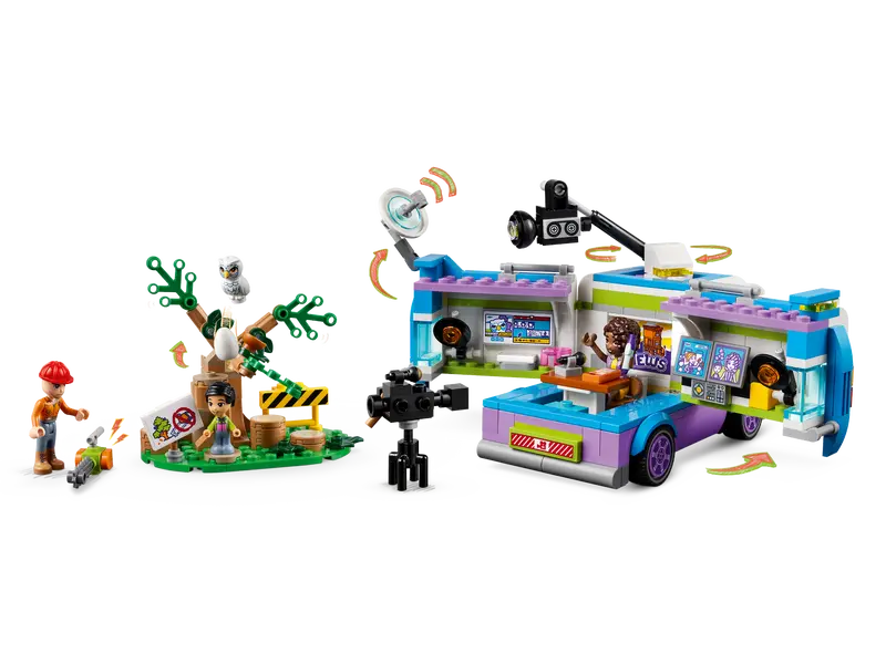 LEGO Friends 41749 Newsroom Van 2