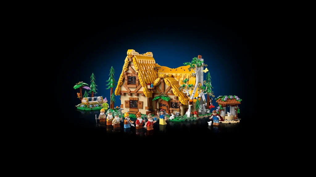 LEGO Disney 43242 Snow Whtie and the Seven Dwarfs Cottage KIDS 1 1024x576