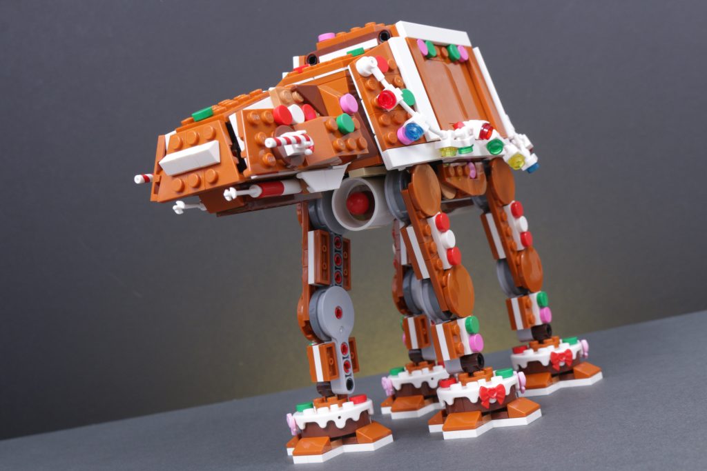 LEGO Christmas 2025 sets 40812 Snowman Ornaments 40809 Festive Gingerbread House 40820 Up Scaled Santa Minifigure 40806 Gingerbread AT AT Walker review 52 1024x683