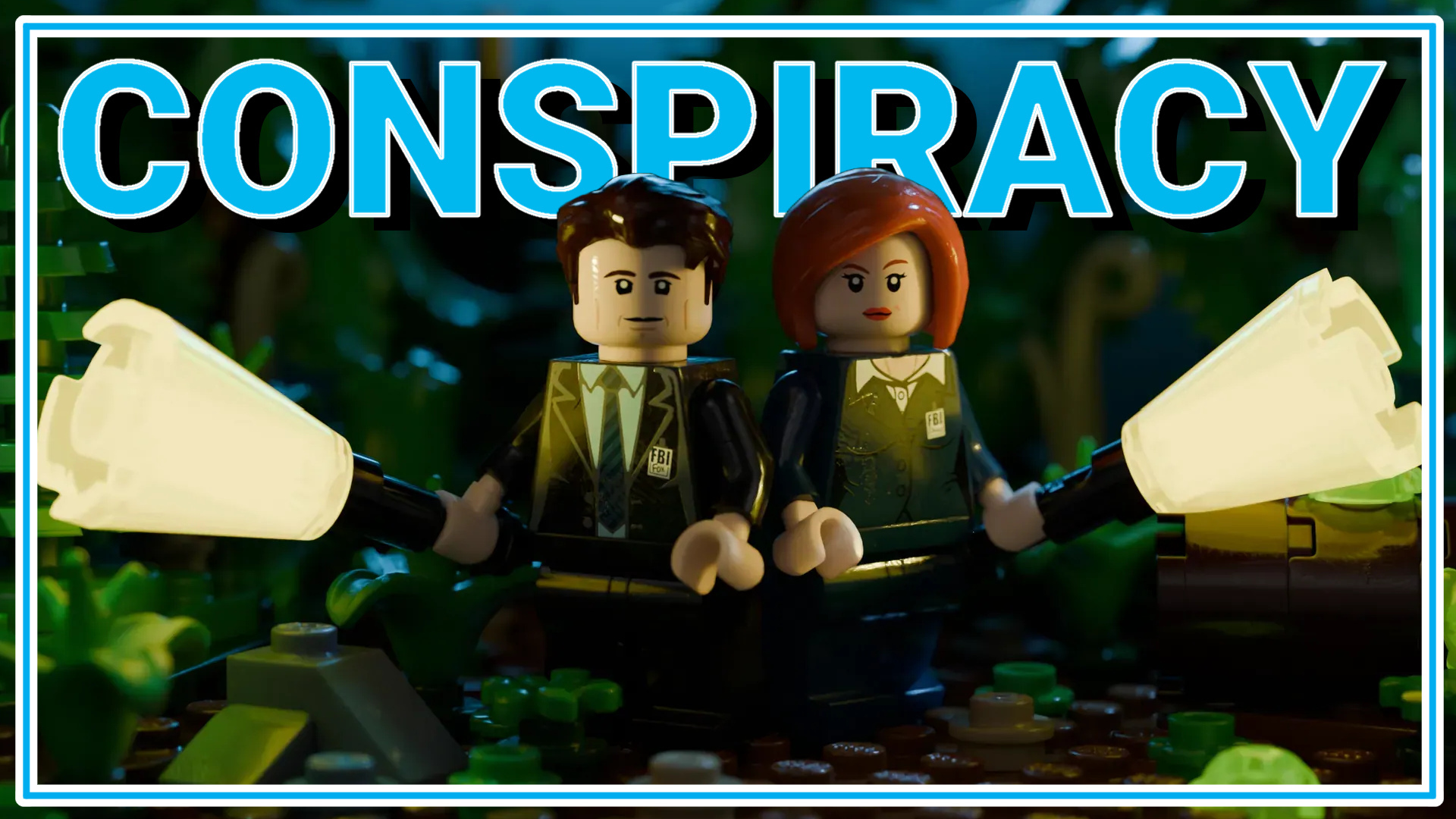 Is there a conspiracy that connects the LEGO Ideas Wallace & Gromit X Files sets?