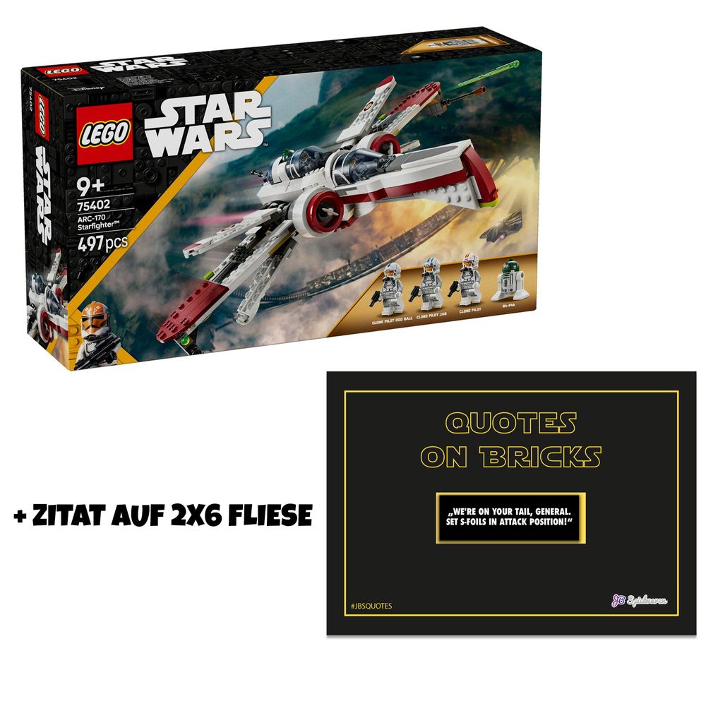 LEGO Star Wars 75402 ARC 170 Starfighter 9