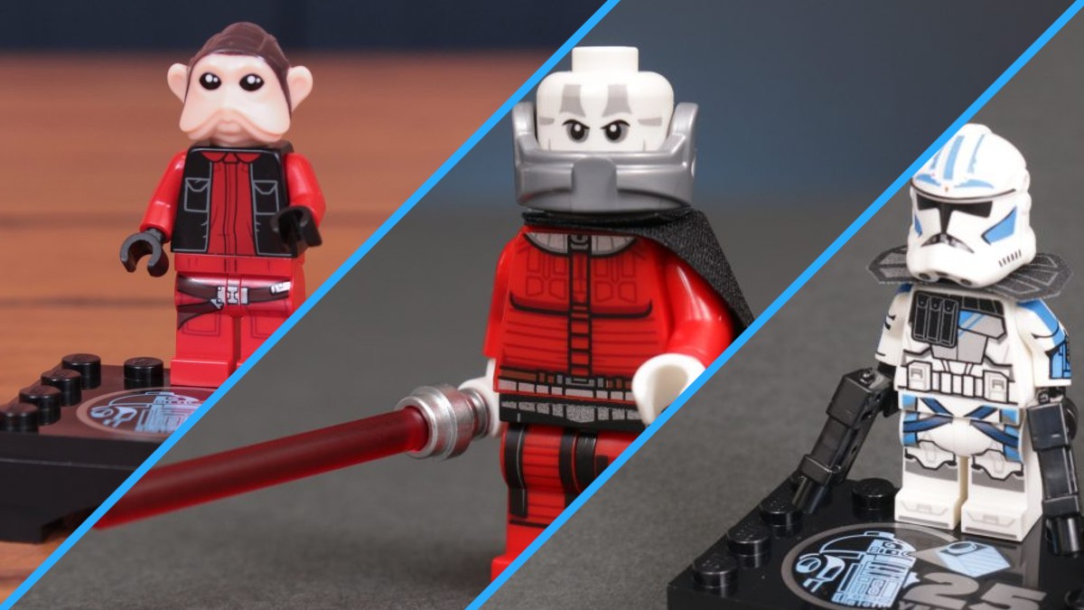 Pick up three LEGO Star Wars 25th anniversary minifigures at a discount