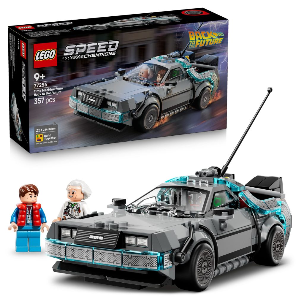 LEGO Speed Champions 77256 Time Machine from Back to the Future 3 1024x1024