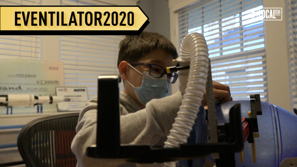 12-year-old boy creates ventilator out of LEGO