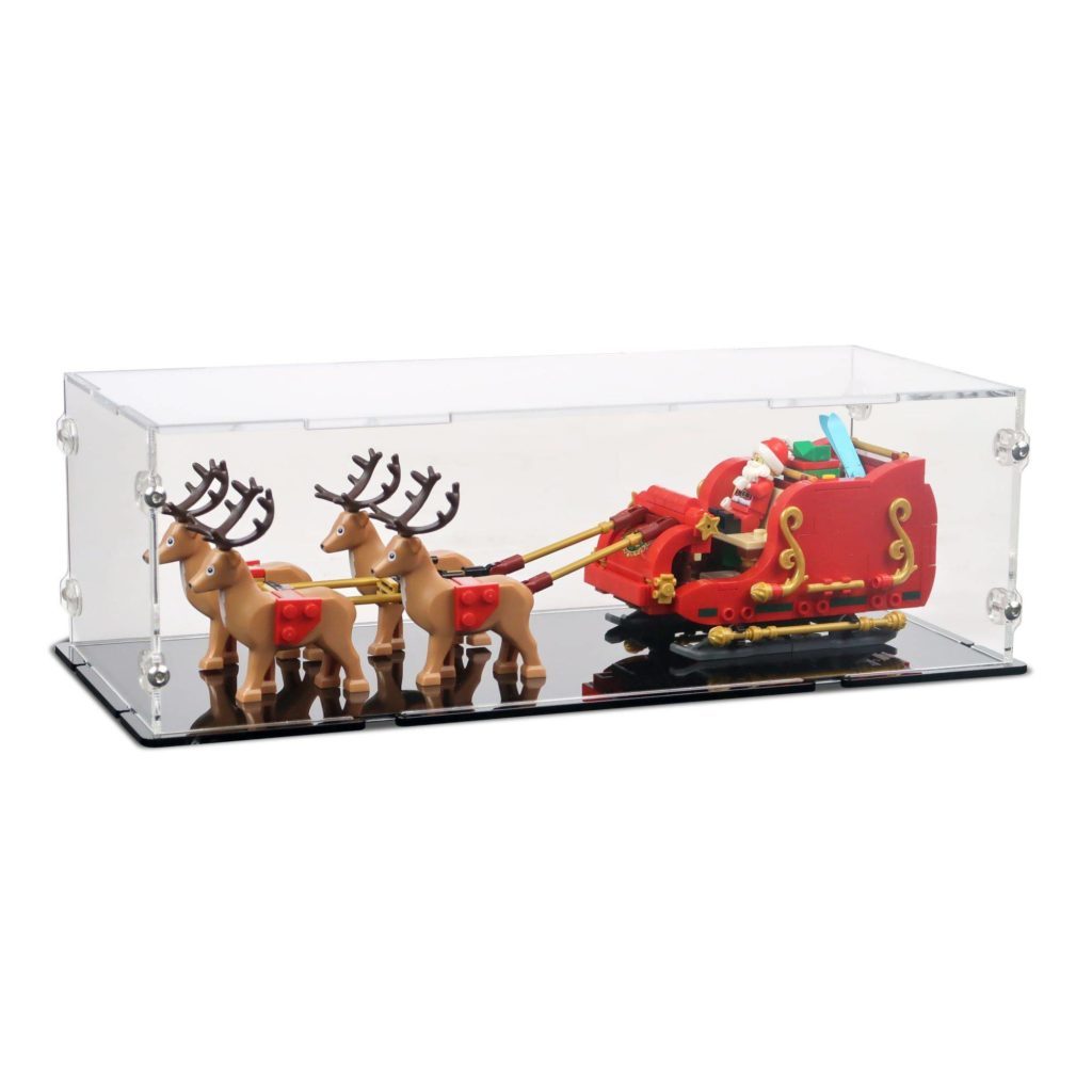 iDisplayit LEGO Seasonal 40499 Santas Sleigh display case 1024x1024