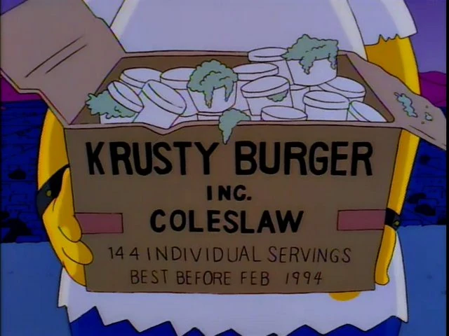 Krusty Burger Koleslaw