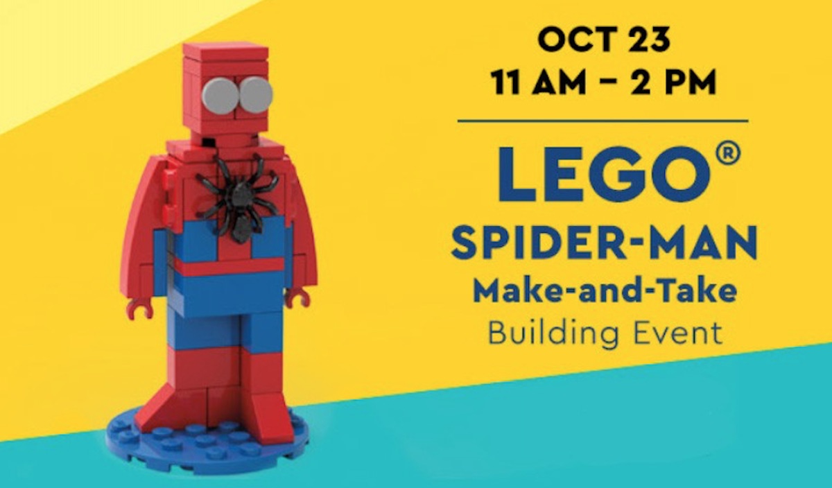Toys R Us reveals unique LEGO Spider-Man Make and Take model