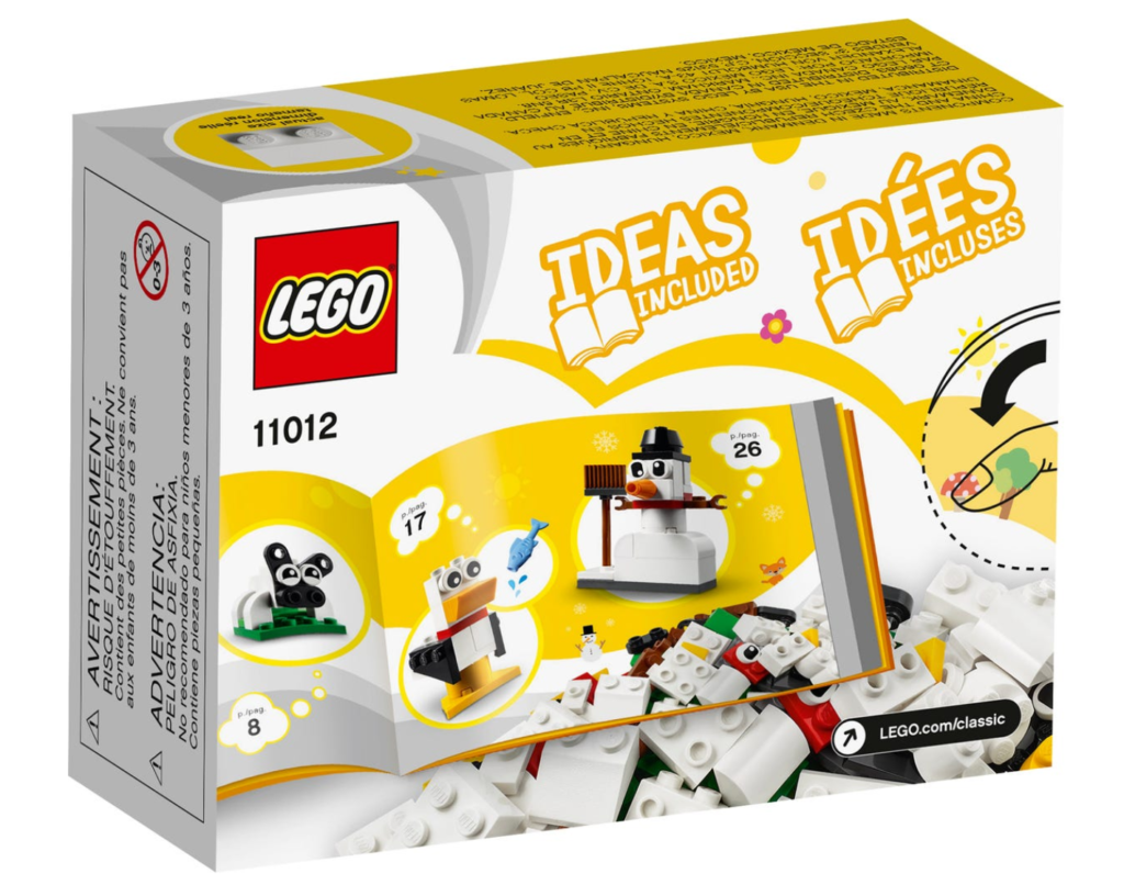 LEGO 11012 box back