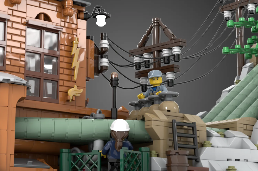LEGO Hydroelectric Power Plant 9 1024x679