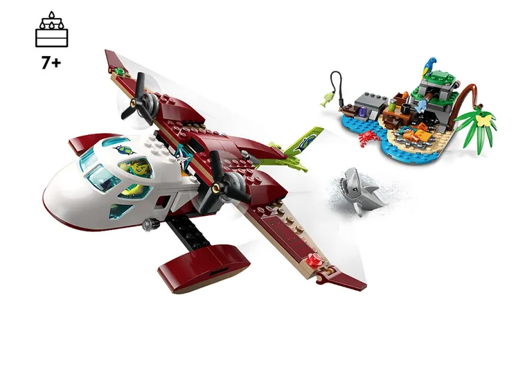 LEGO City 60693 Survivor Island Seaplane