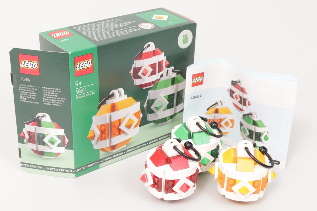 LEGO 40604 Christmas Decor Set gift with purchase review 1 1024x683