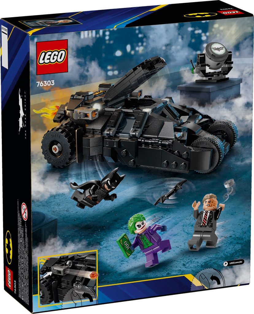 Klocki LEGO Super Heroes Tumbler Batmana kontra Dwie Twarze Joker 76303 opakowanie 828x1024