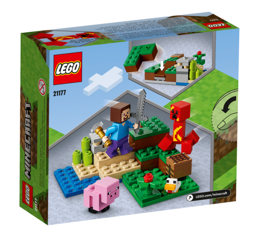 LEGO Minecraft 21177 The Creeper Ambush box back 1024x976