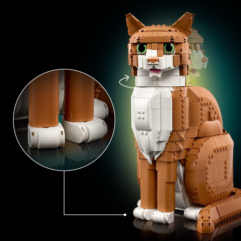 LEGO Ideas 21376 Orange Cat 6 1024x1024