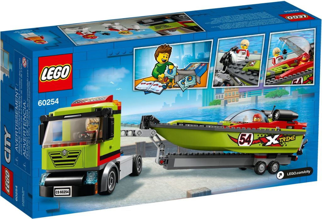 LEGO City 60254 Race Boat Transport 3