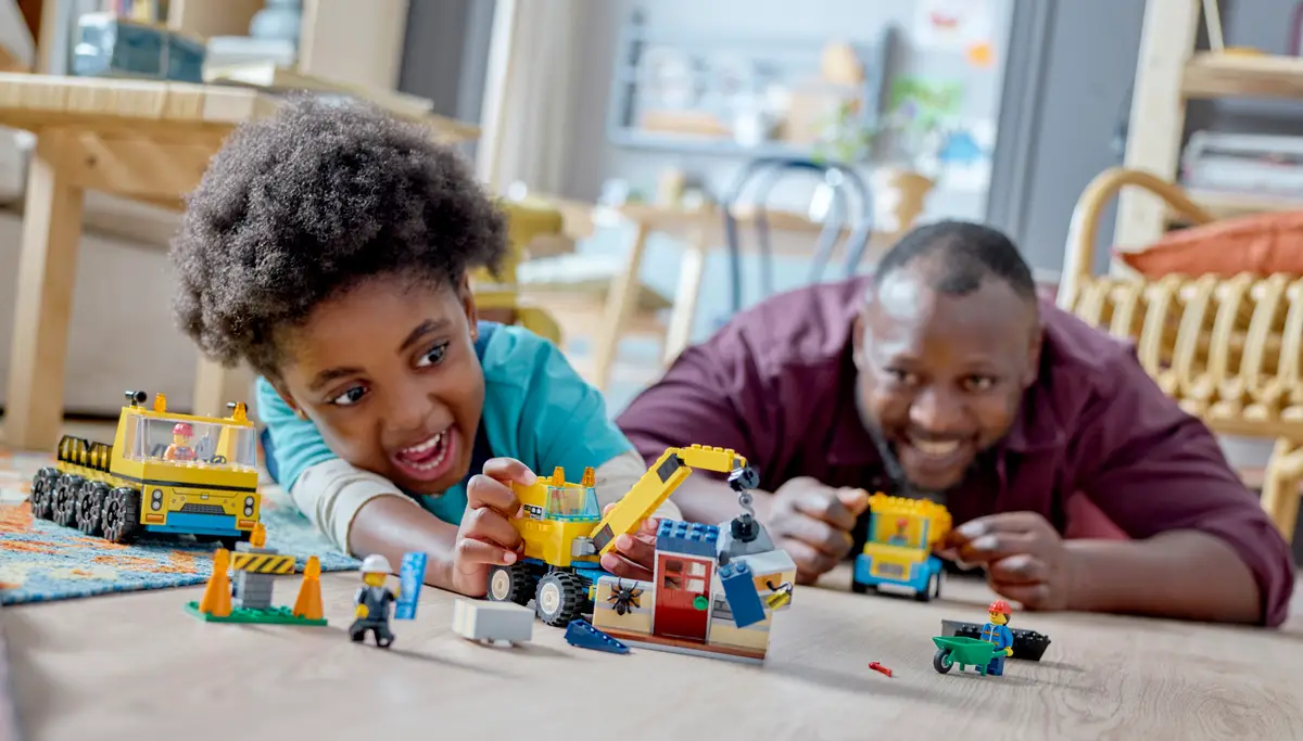 LEGO City 60391 Construction Trucks and Wrecking Ball Crane 6