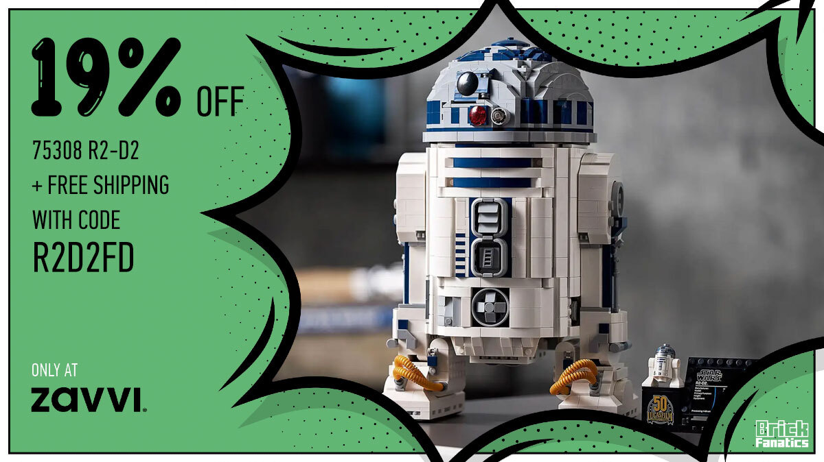 Save £40 and get free shipping on 75308 R2-D2 at Zavvi