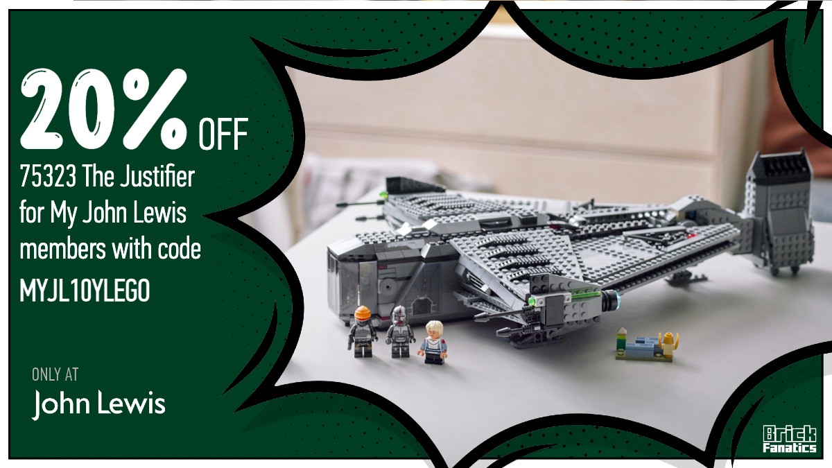 Retiring soon: 20% off LEGO Star Wars 75323 The Justifier in John Lewis sale