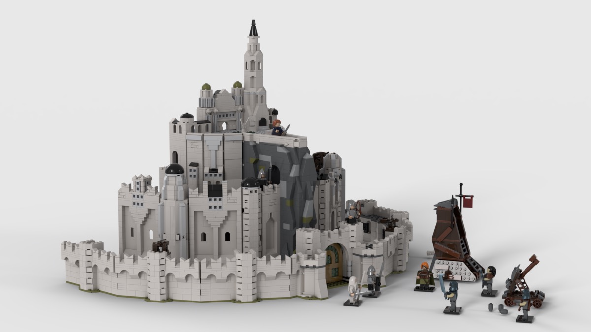 LEGO Lord of the Rings Minas Tirith project hits 10K on LEGO Ideas