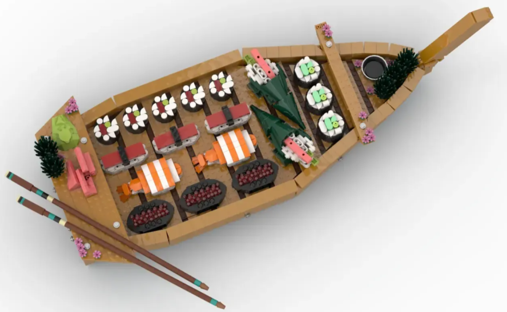 LEGO Ideas sushi boat 1 1024x629