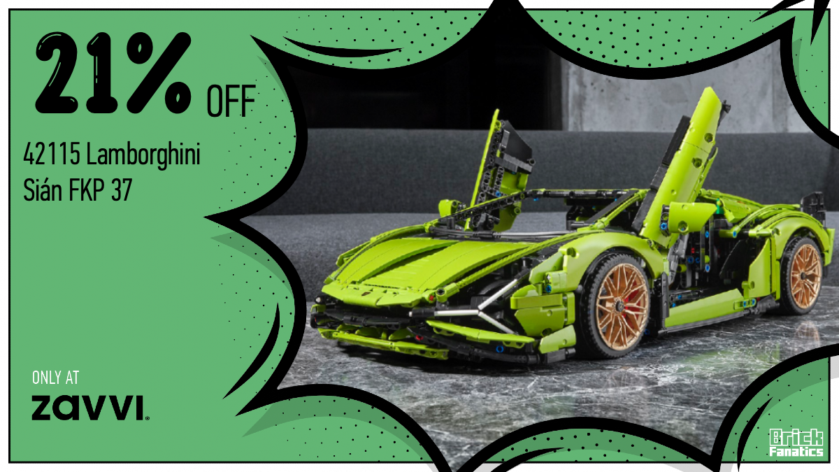 Save big on LEGO Technic 42115 Lamborghini Sián FKP 37 in Zavvi LEGO sale