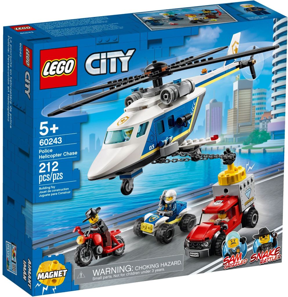 LEGO City 60243 Police Helicopter Chase 1