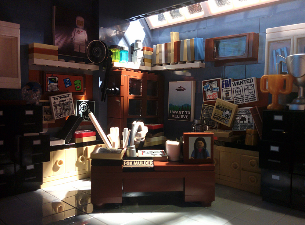 LEGO IDeas X Files office beauty shot