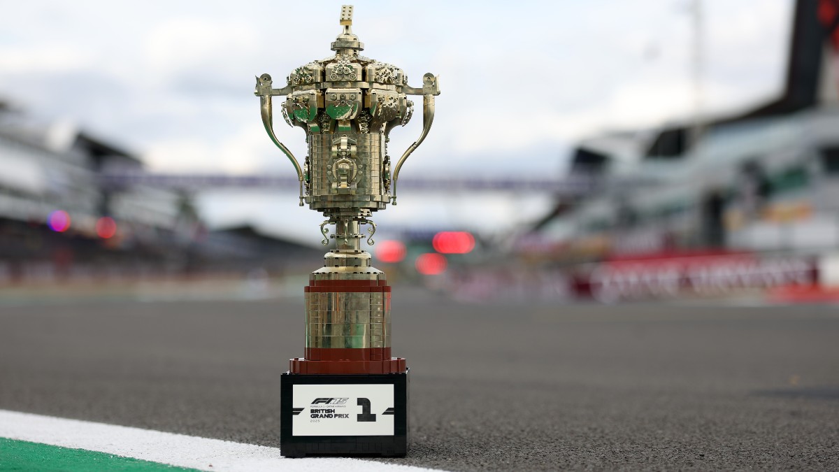McLaren's LEGO trophy didn't last long after the podiums