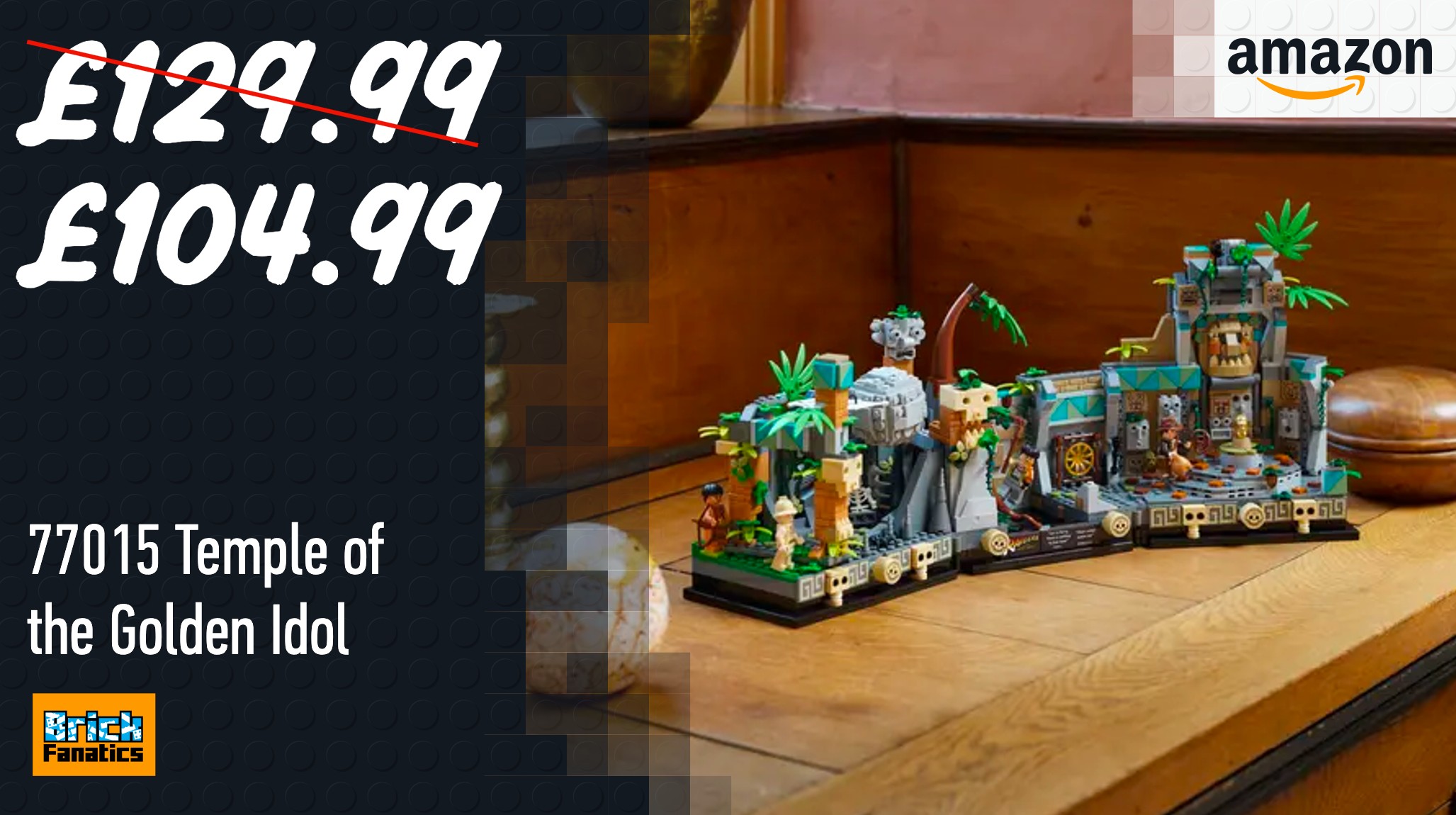 Time to save on LEGO Indiana Jones Temple of the Golden Idol