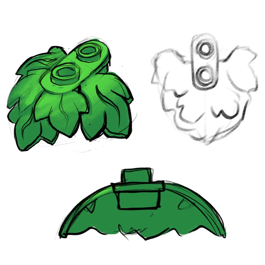 Wes Talbot LEGO Friends plant pieces4