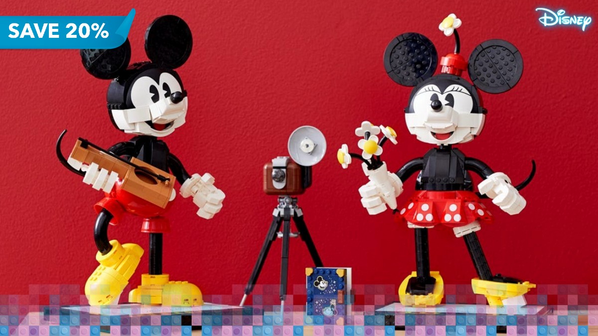 LEGO Mickey Mouse and Minnie Mouse buildable figures are 20% off for Black Friday